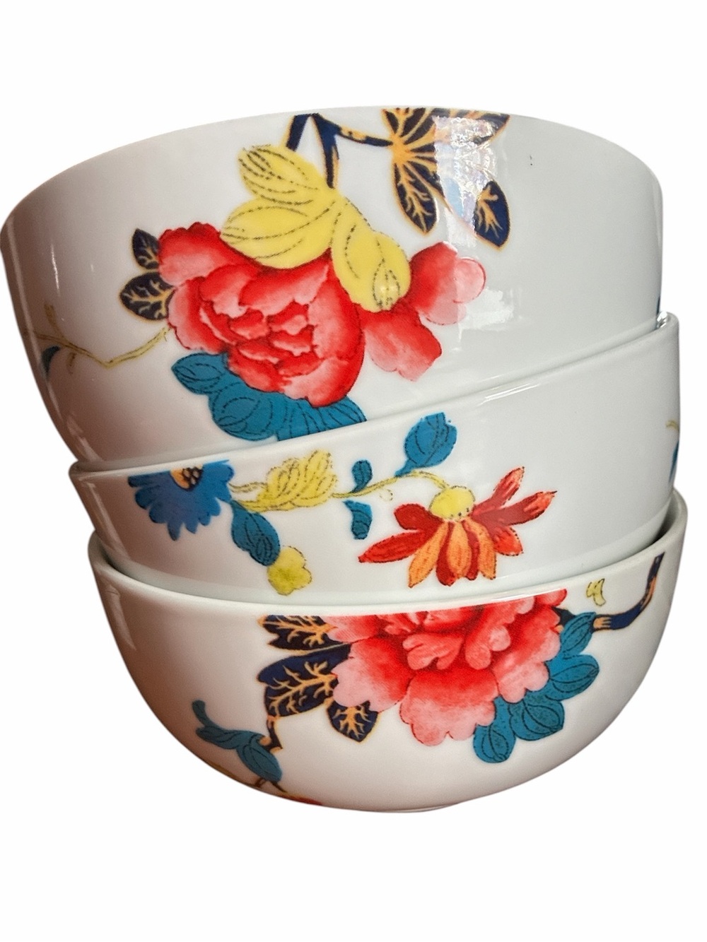 3 Spode Cereal Bowls